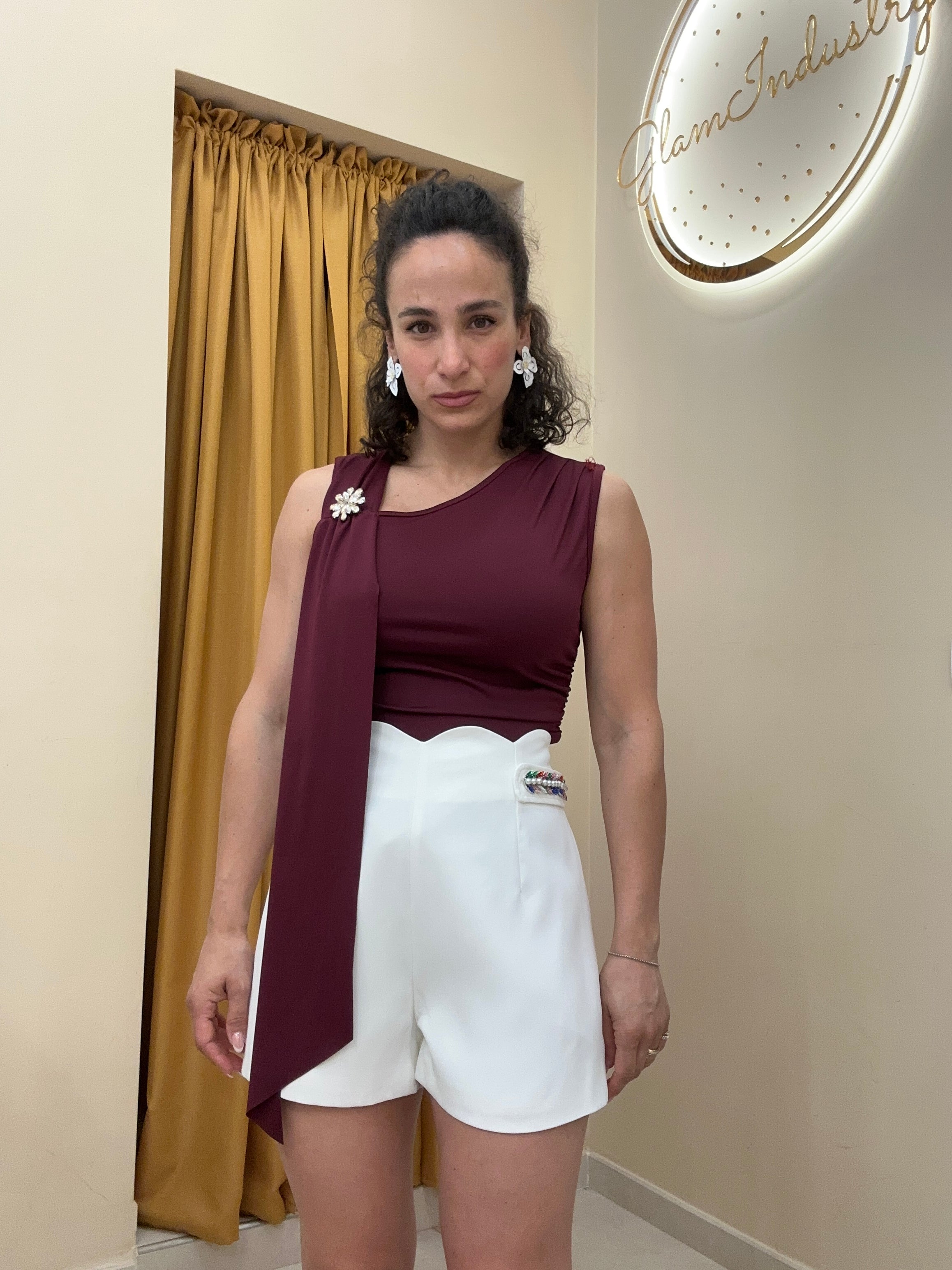 Canotta lycra spilla