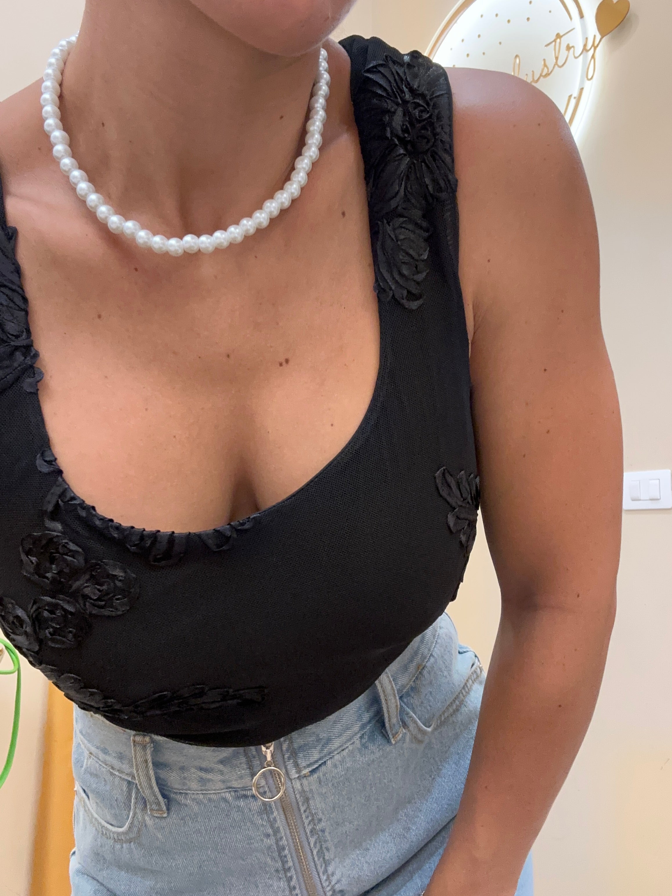 Collana effetto perle
