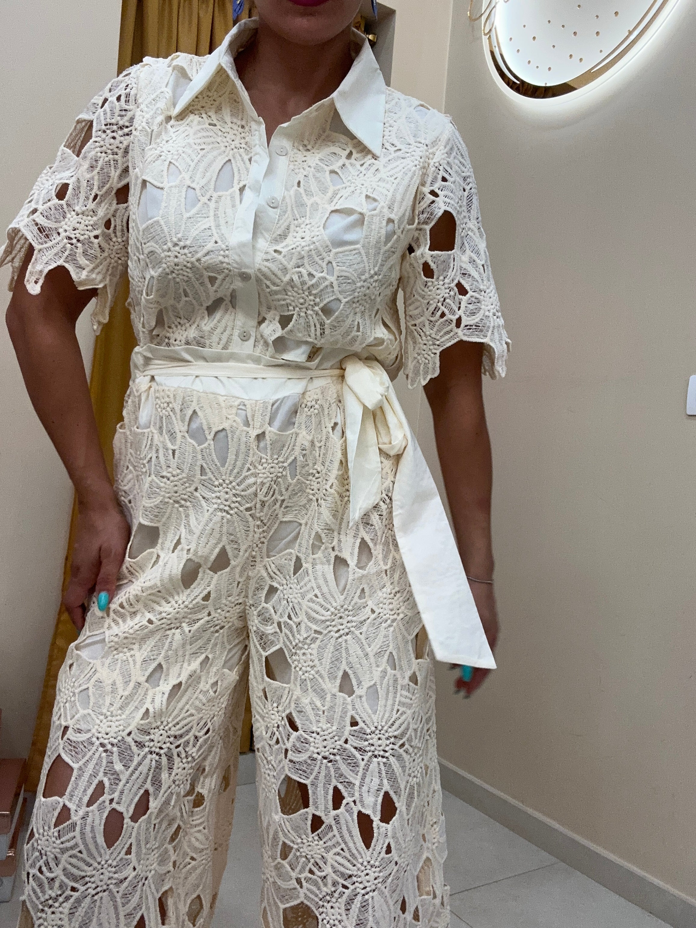 Coordinato Macrame beige