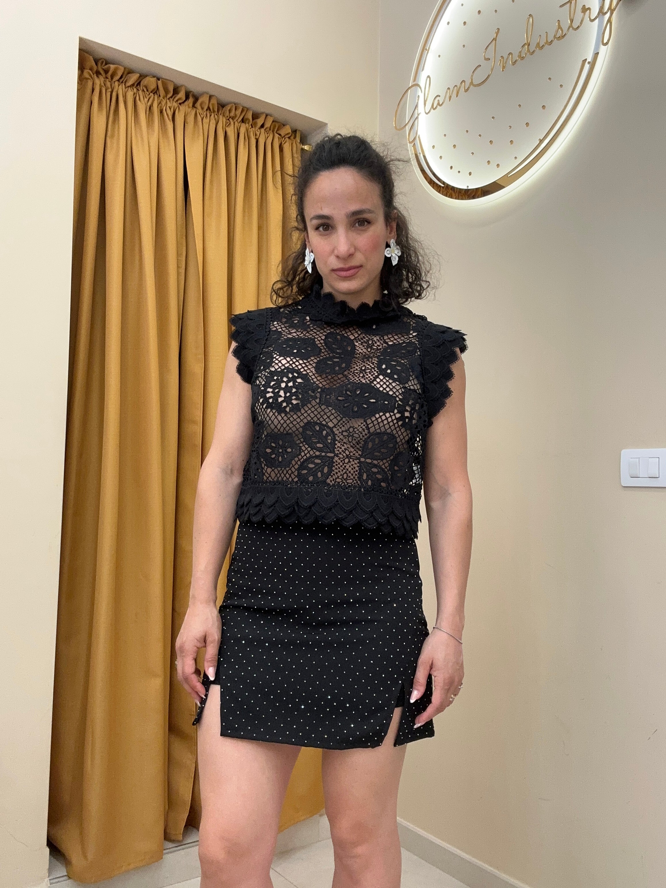 Blusa macramè