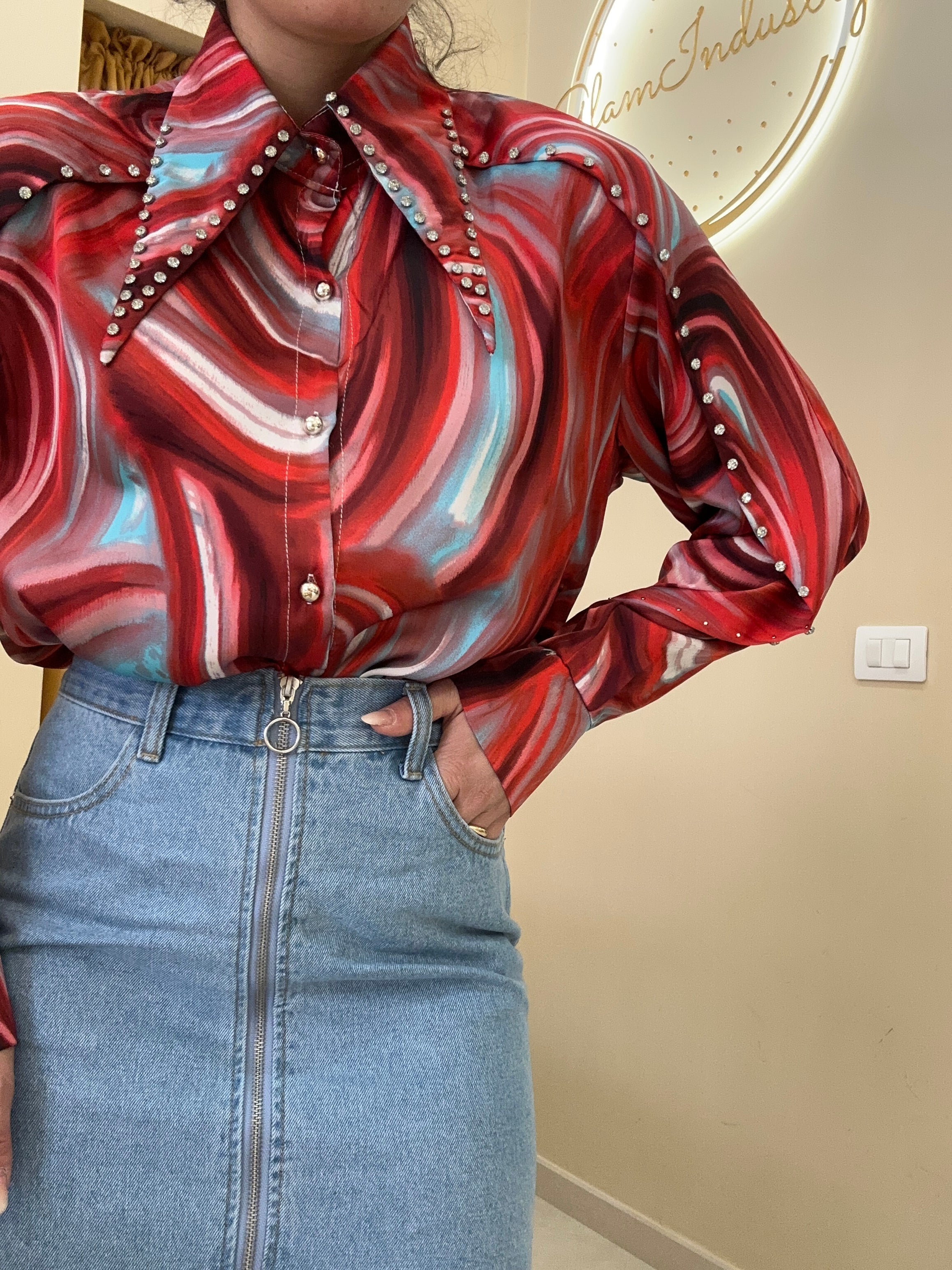 Camicia VG rosso