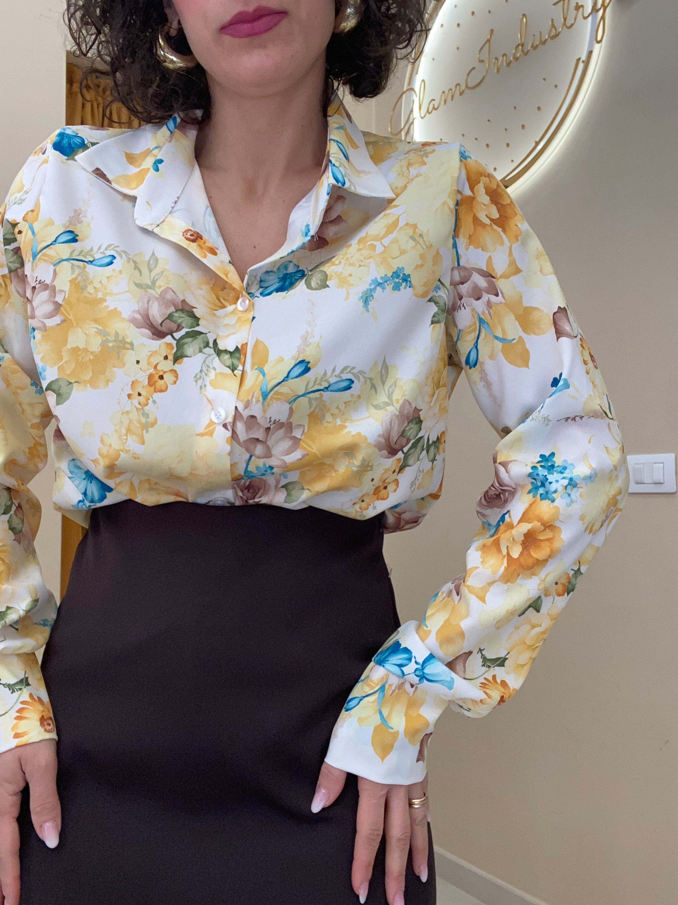 Camicia primavera gialla