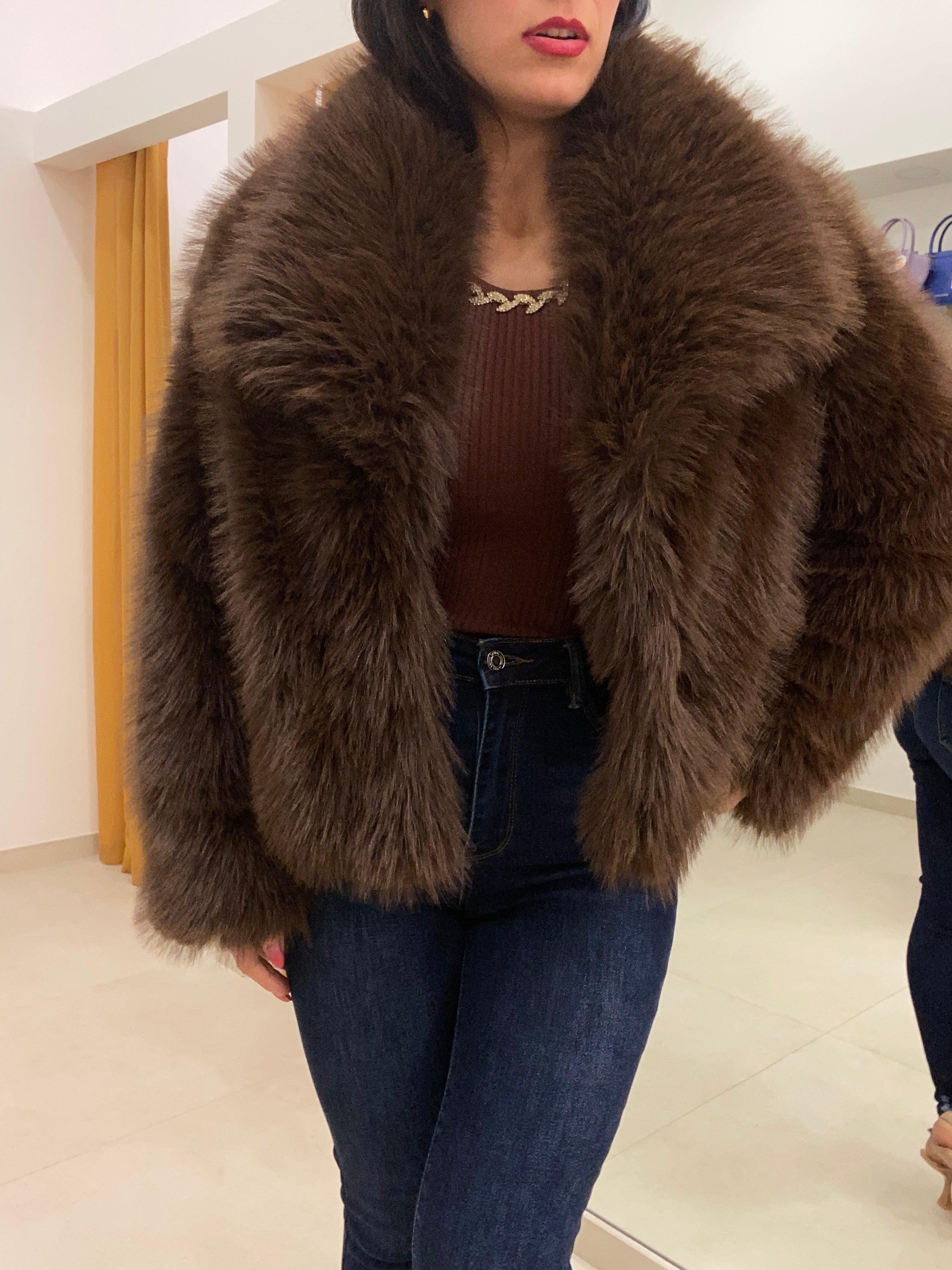 Eco pelliccia Marrone Seller