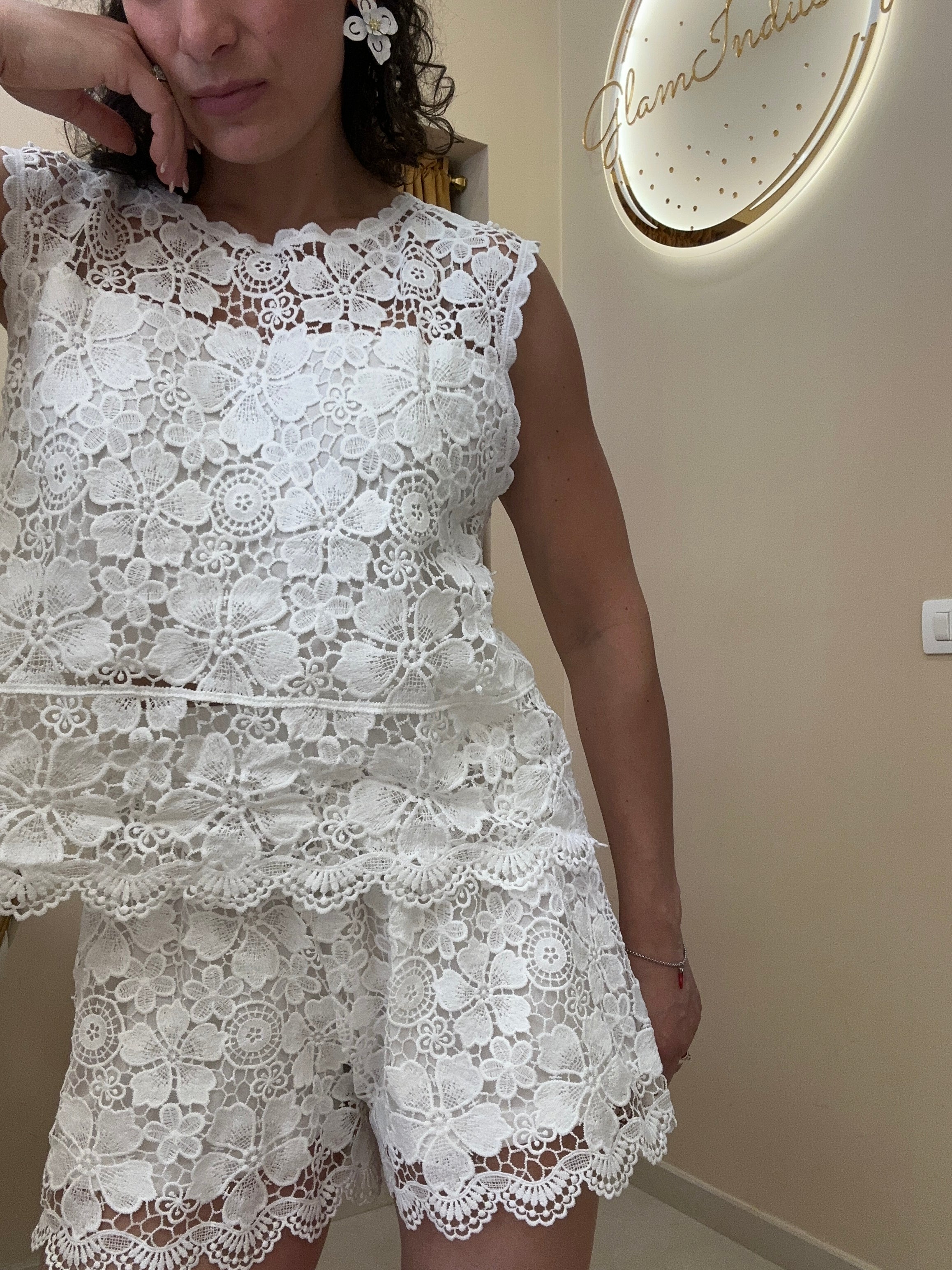 Blusa Macrame MariaChiara