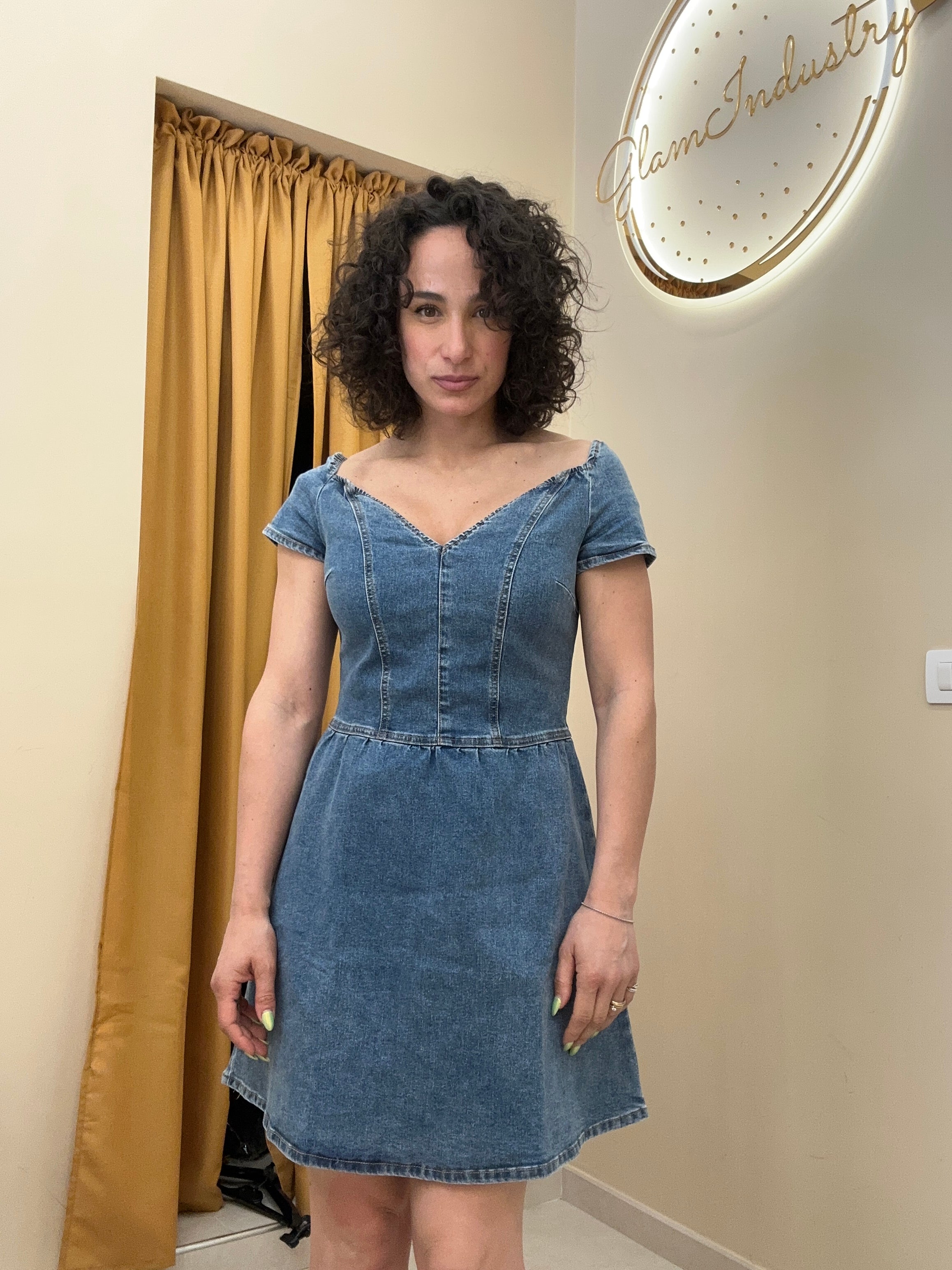 Abito cuore in jeans
