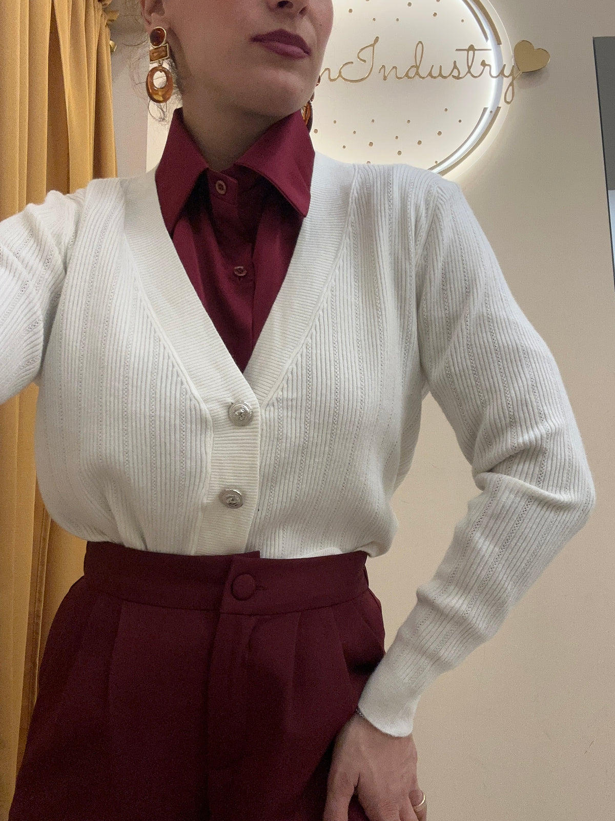 Cardigan sobrio V