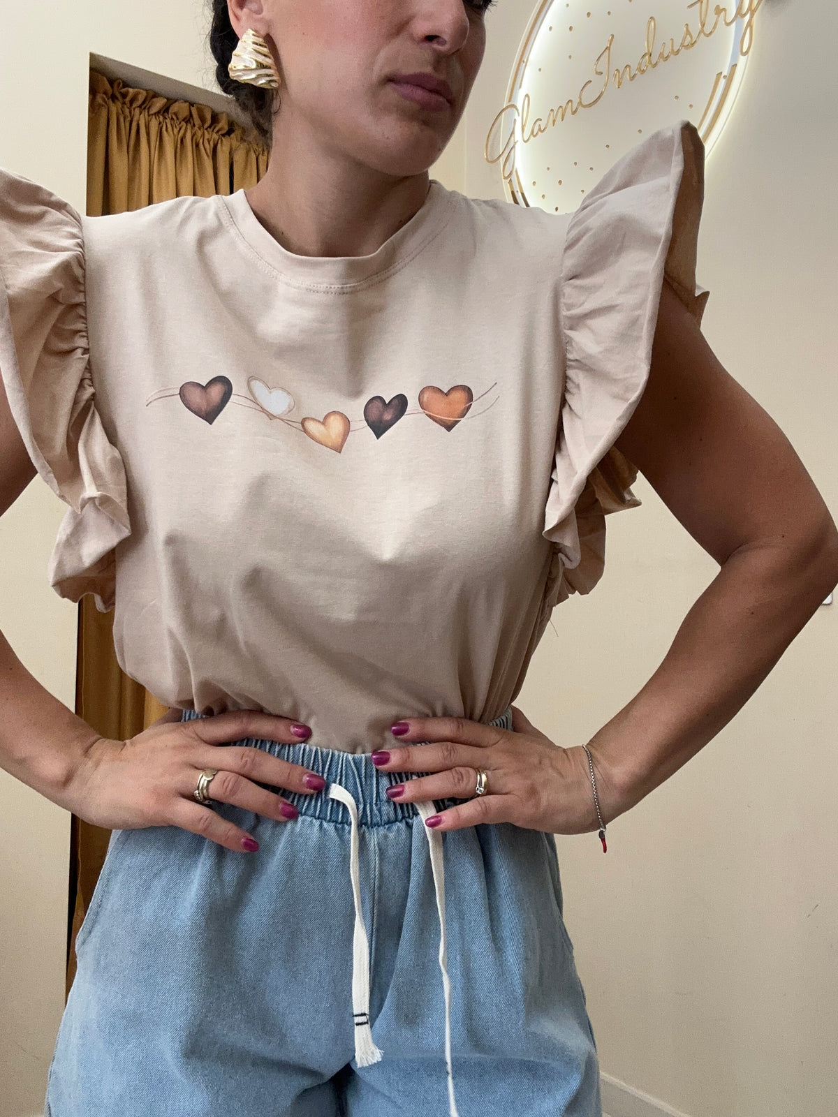 T-shirt cuori