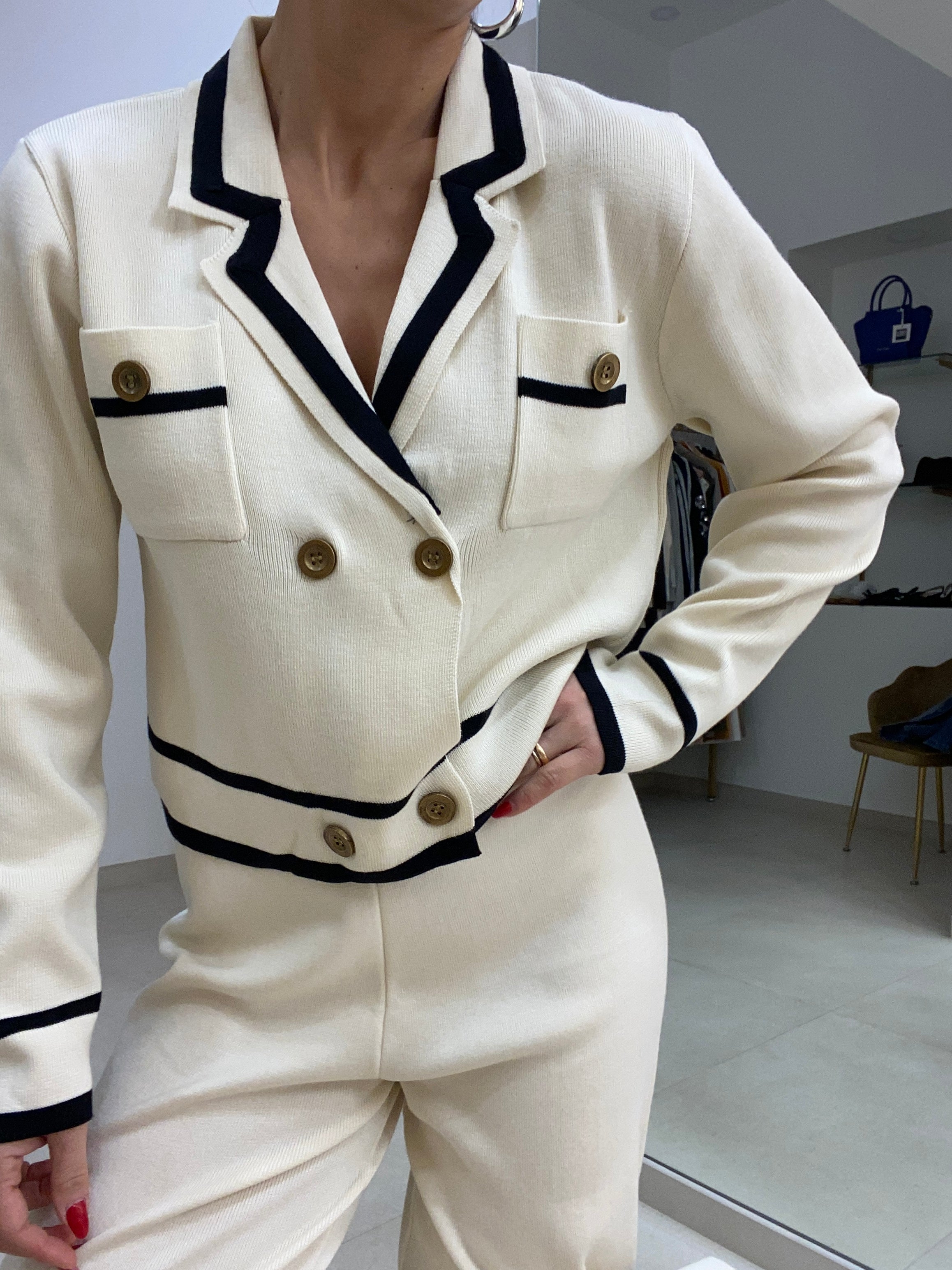 Coordinato chic doppio colore