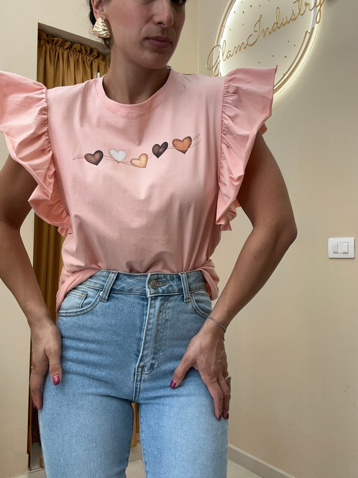 T-shirt cuori