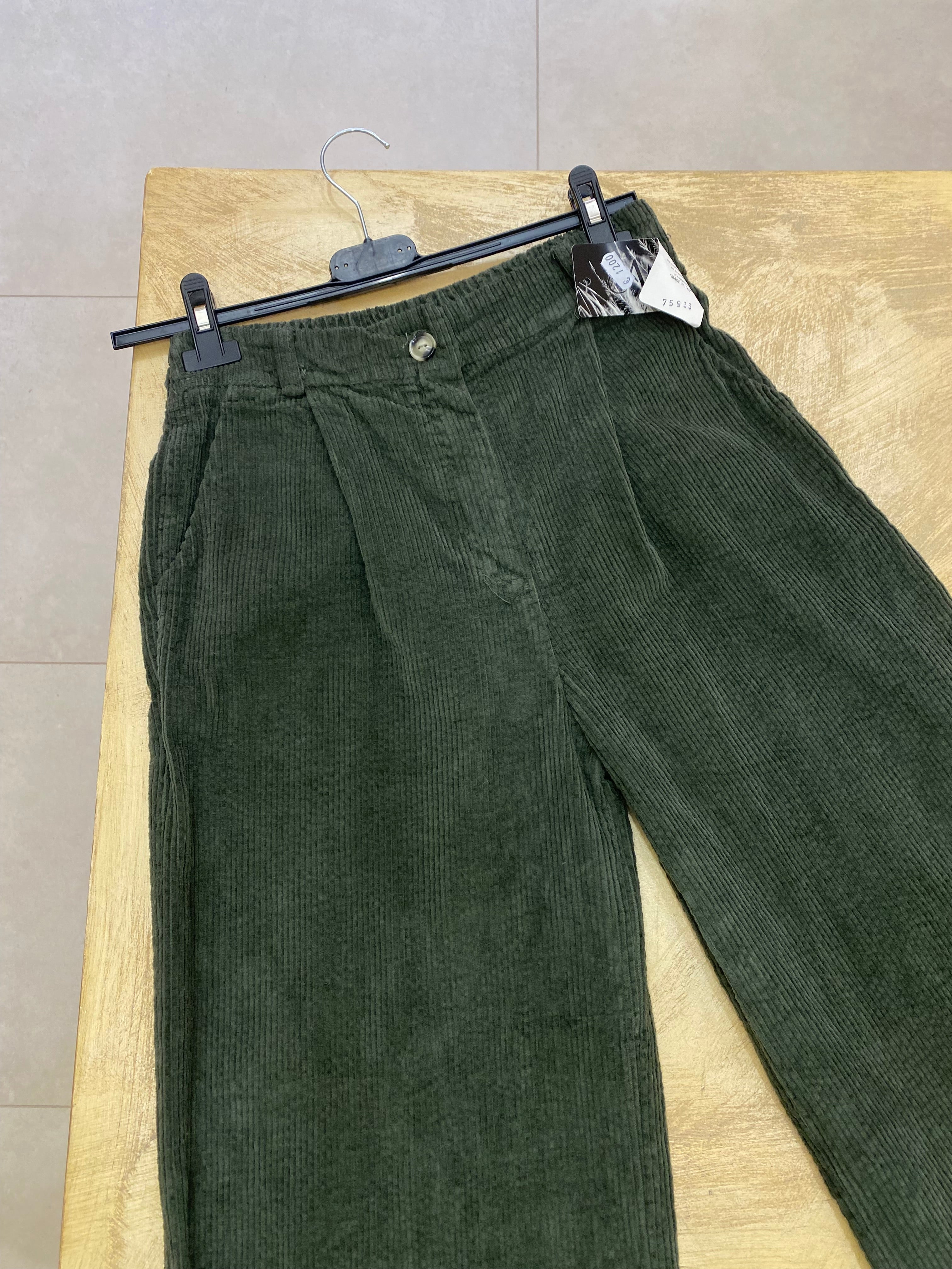 Pantalone velluto rigato