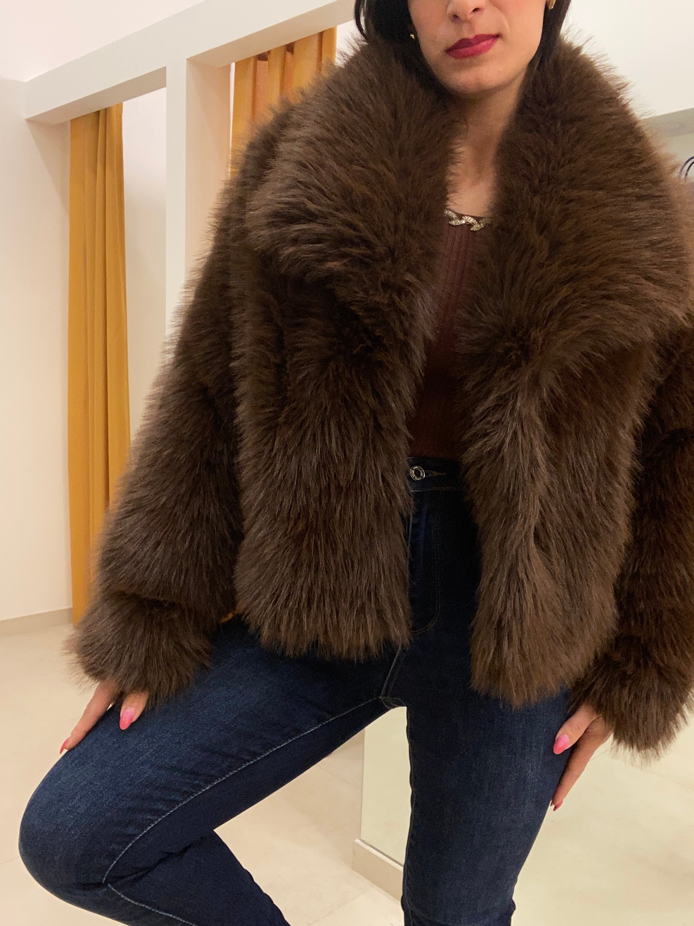 Eco pelliccia Marrone Seller