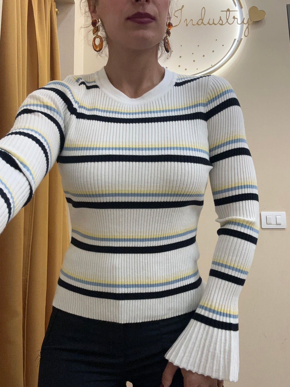 Maglia costine Campanella