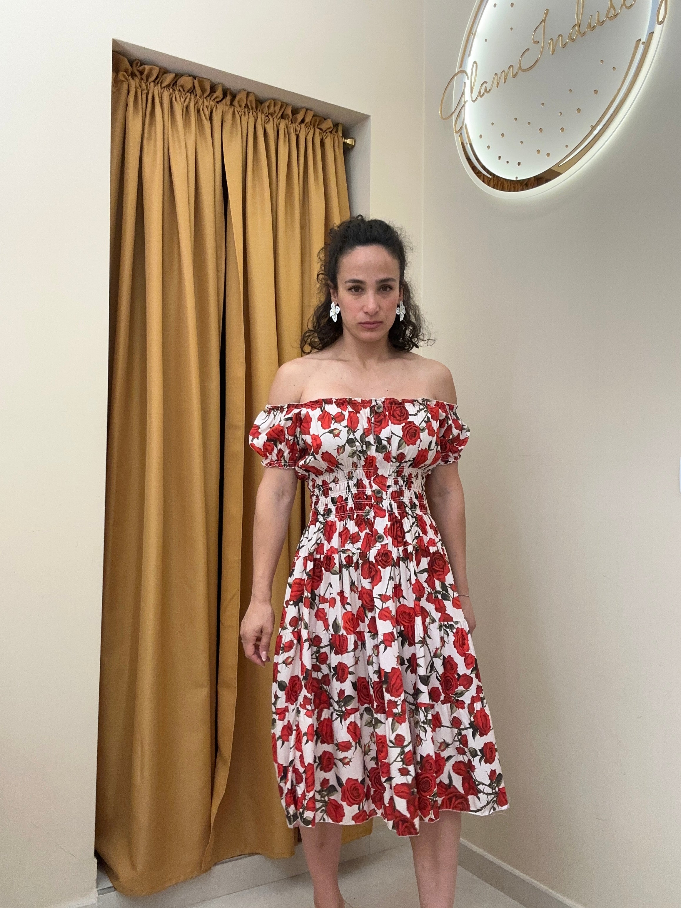 Abito rose rosse per te