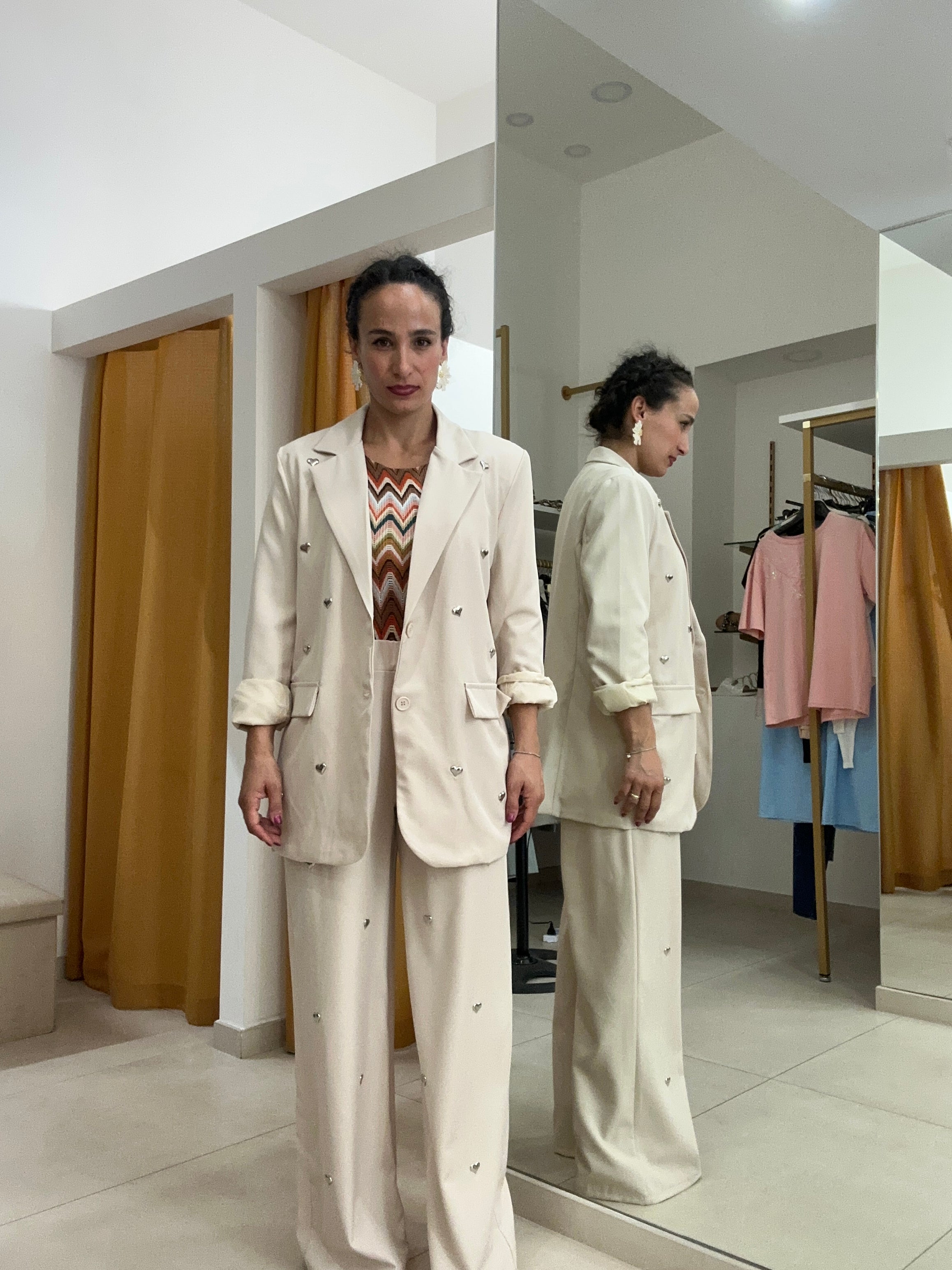 Tailleur cuori BEIGE