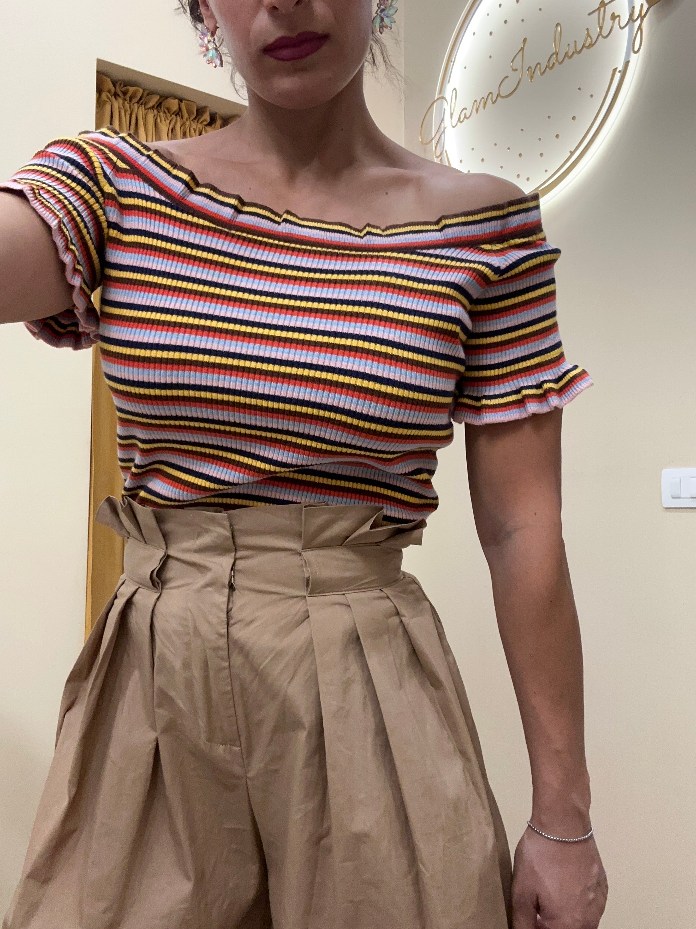 Maglia filo rigata