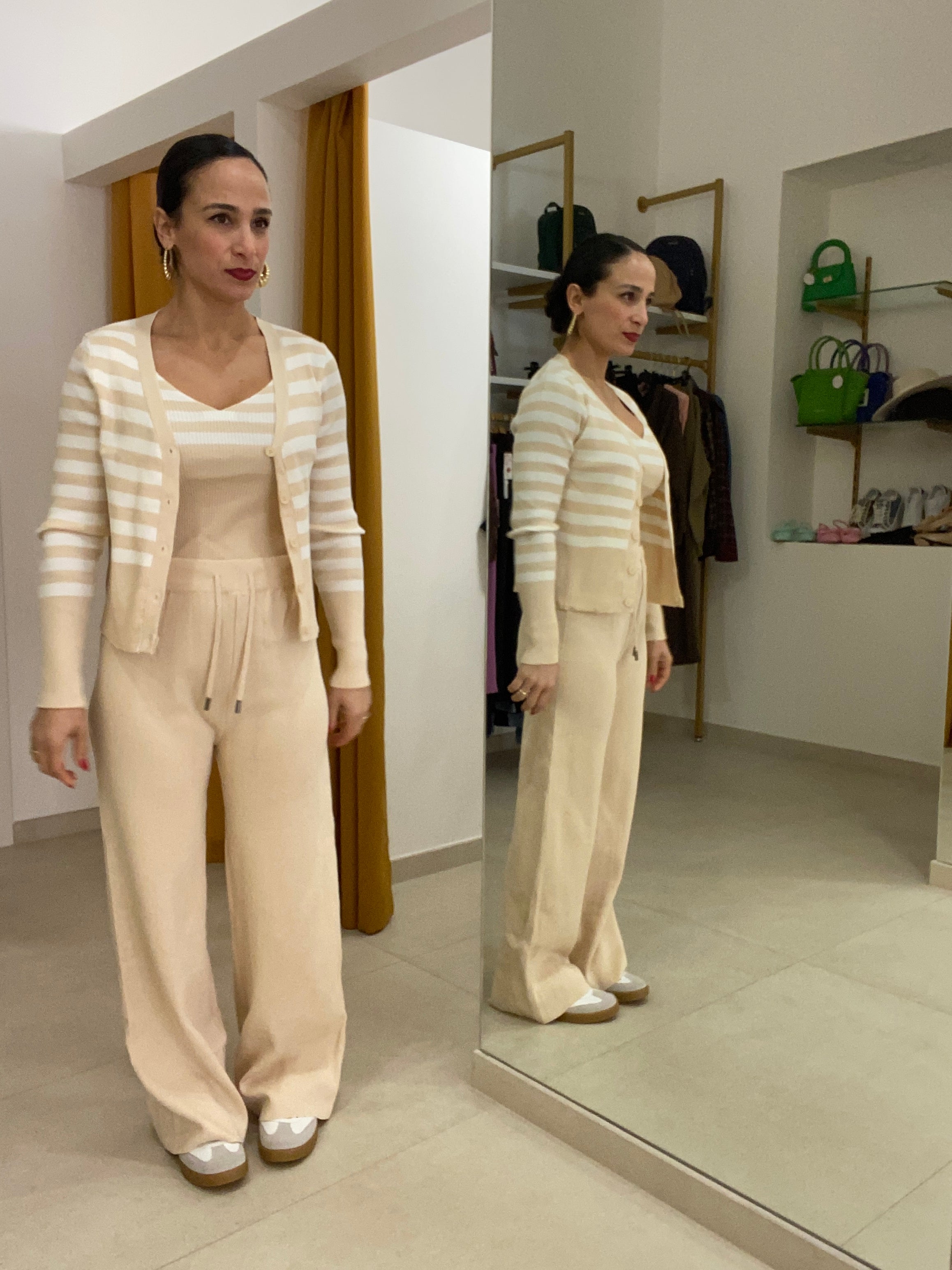 Coordinato tre pezzi in filo