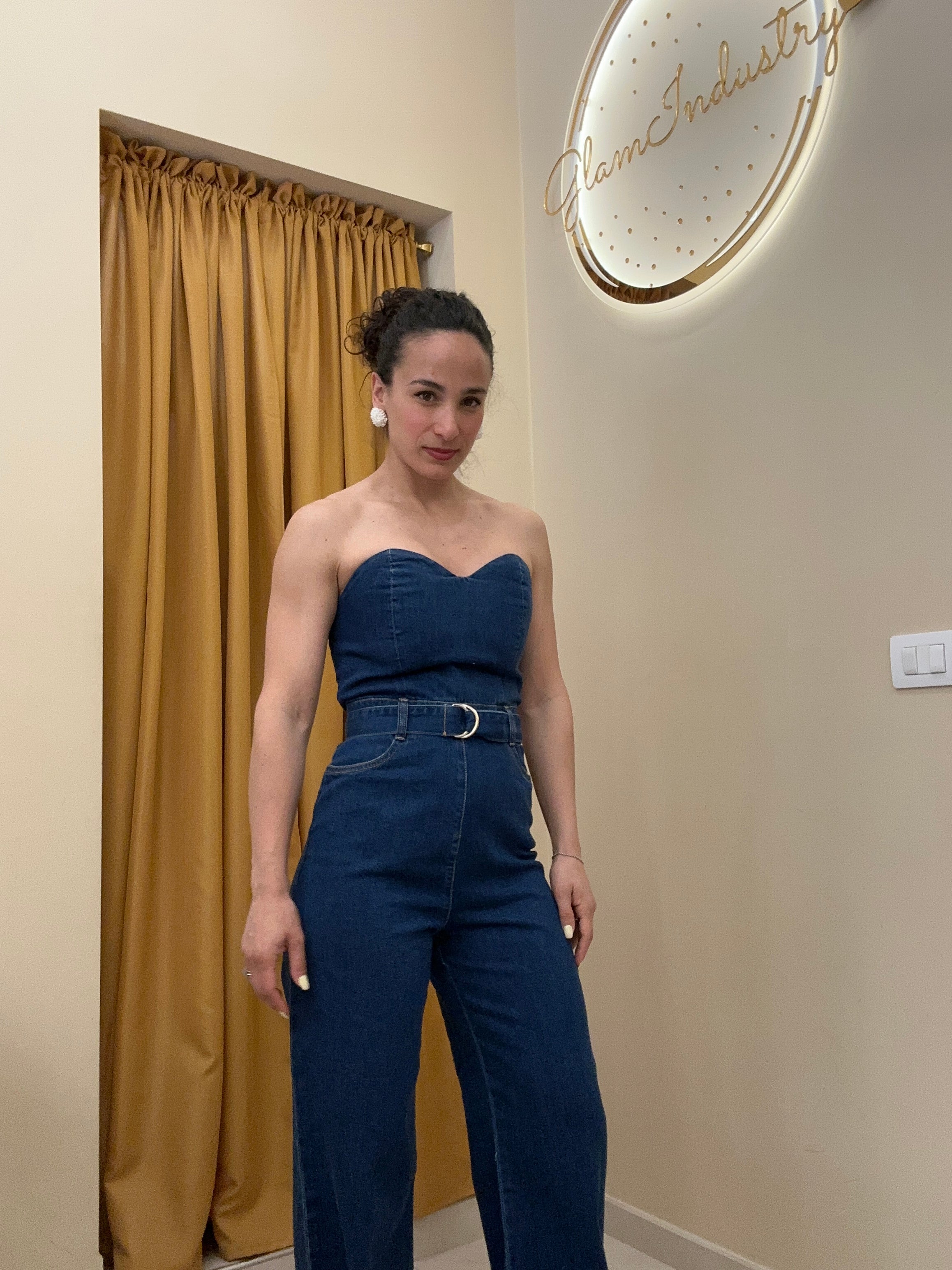 Tuta cuore denim