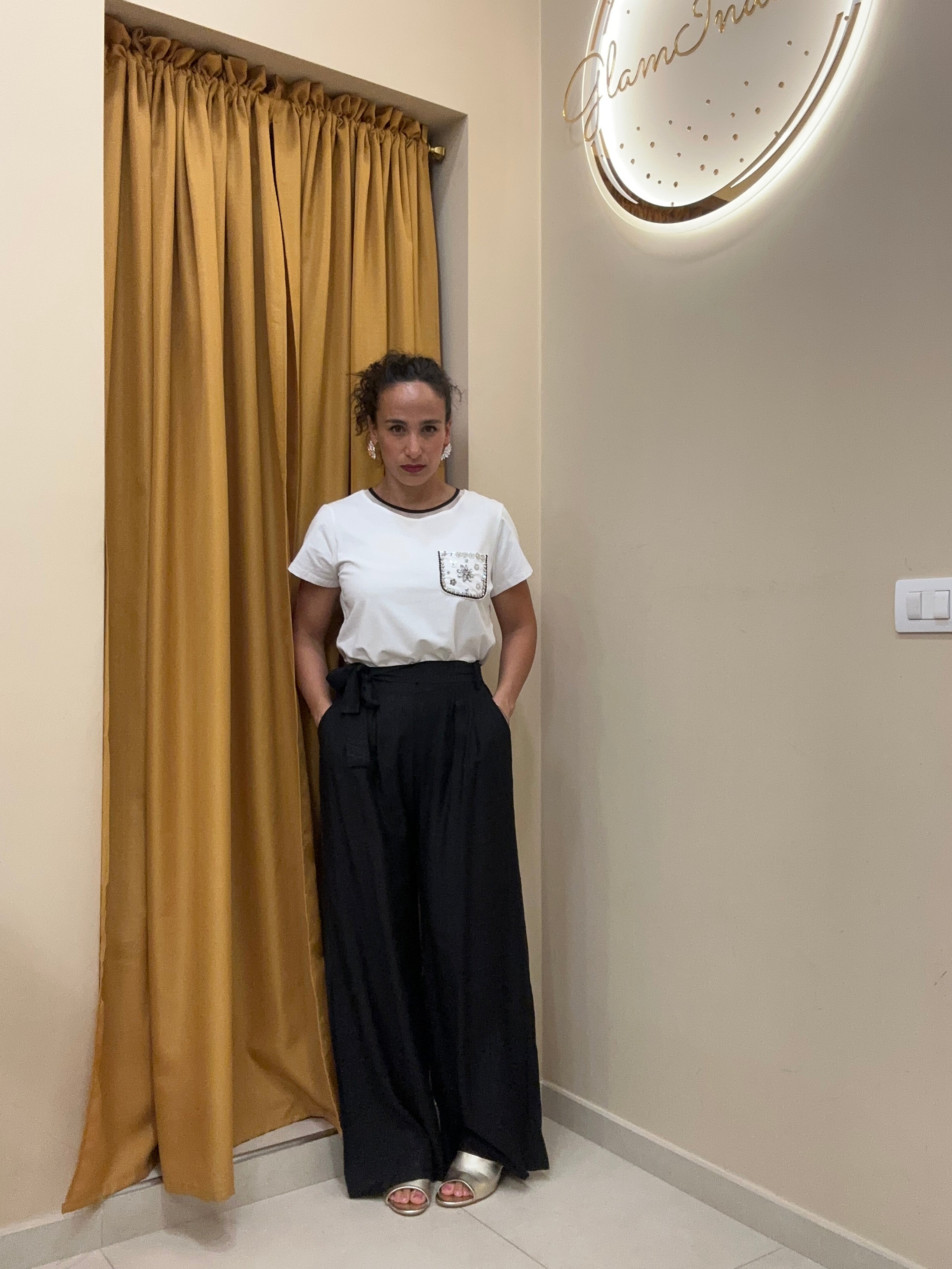 Pantalone tessuto