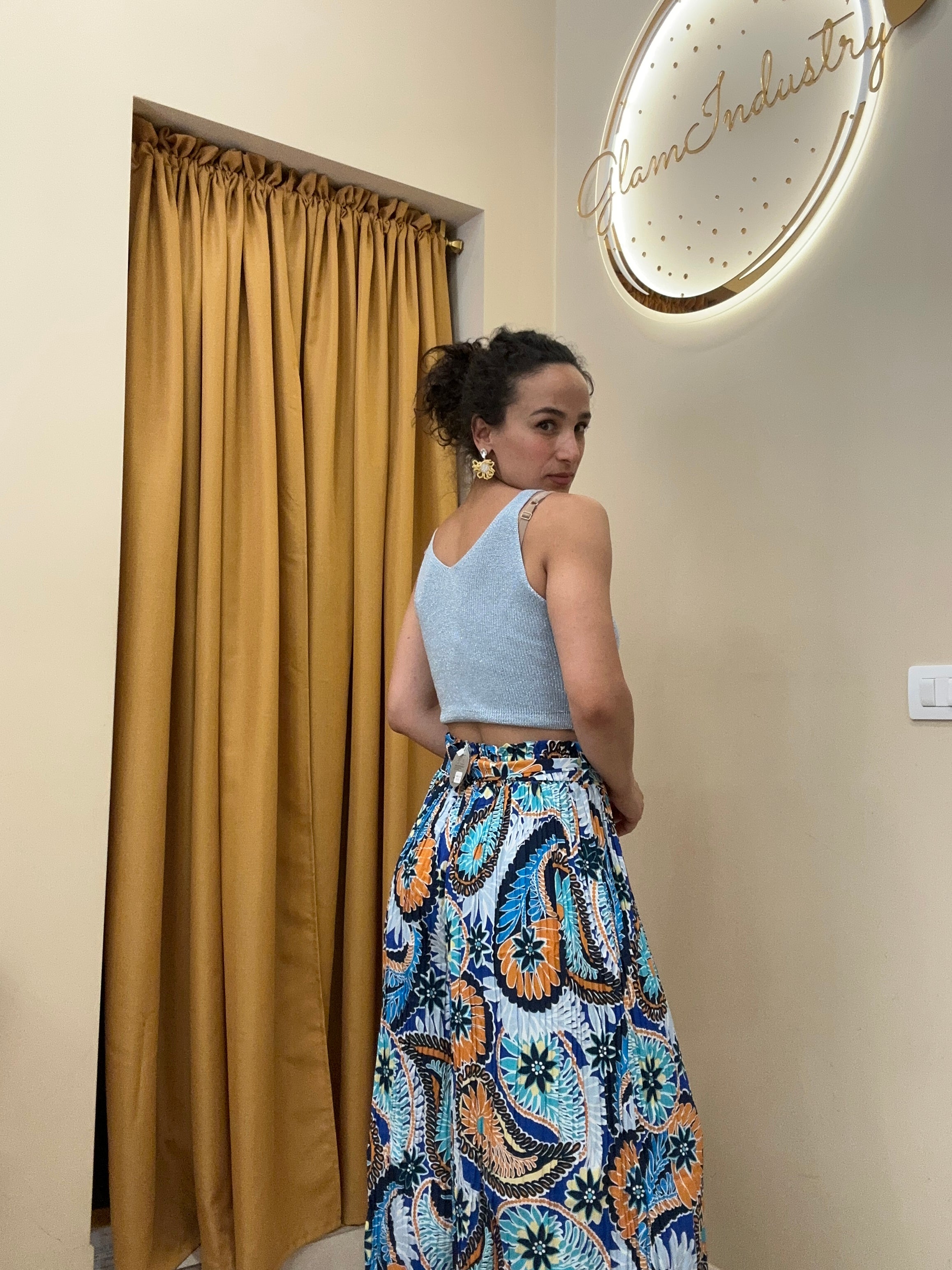 Top dettaglio lurex