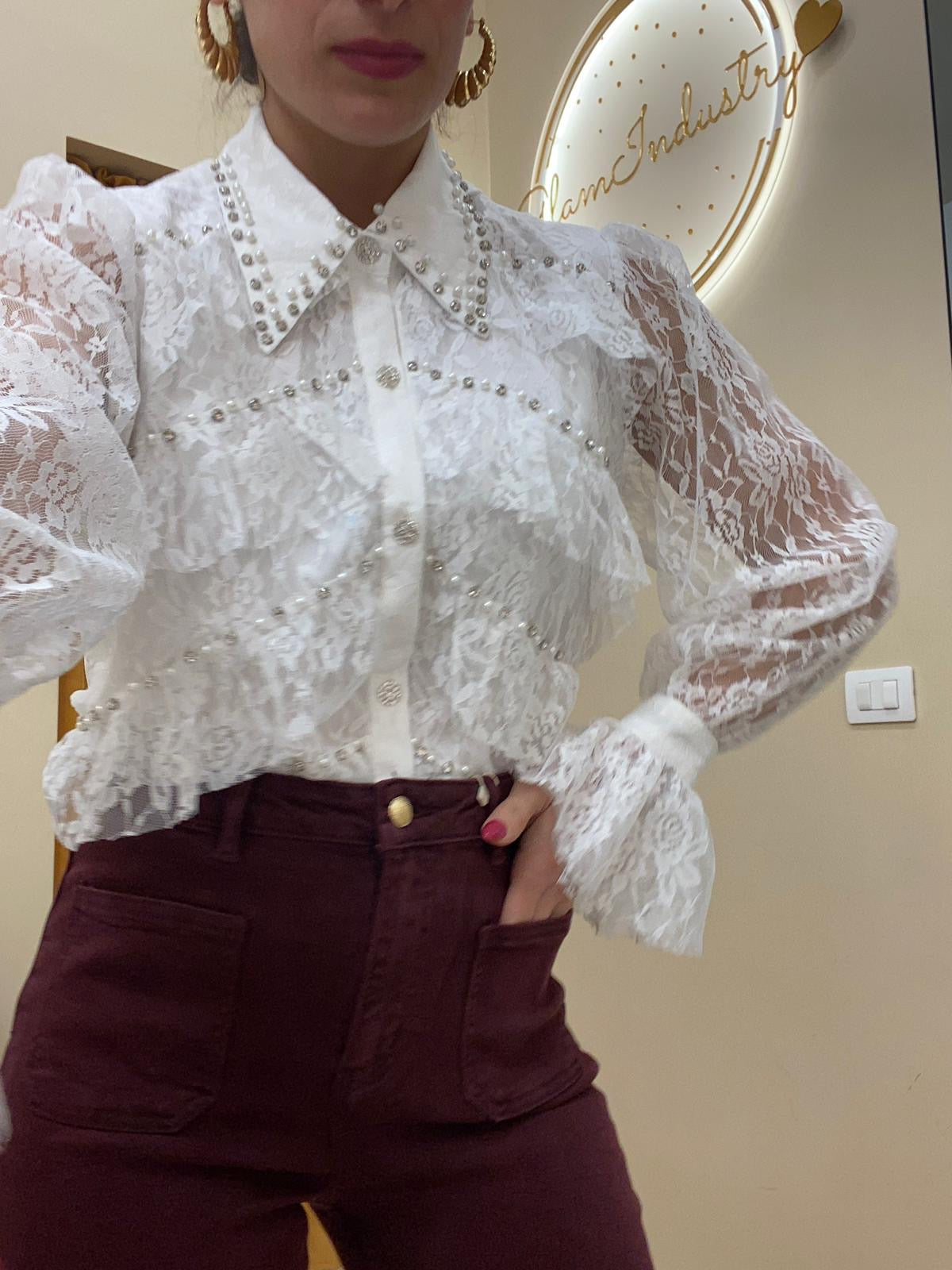 Camicia cloè bianca