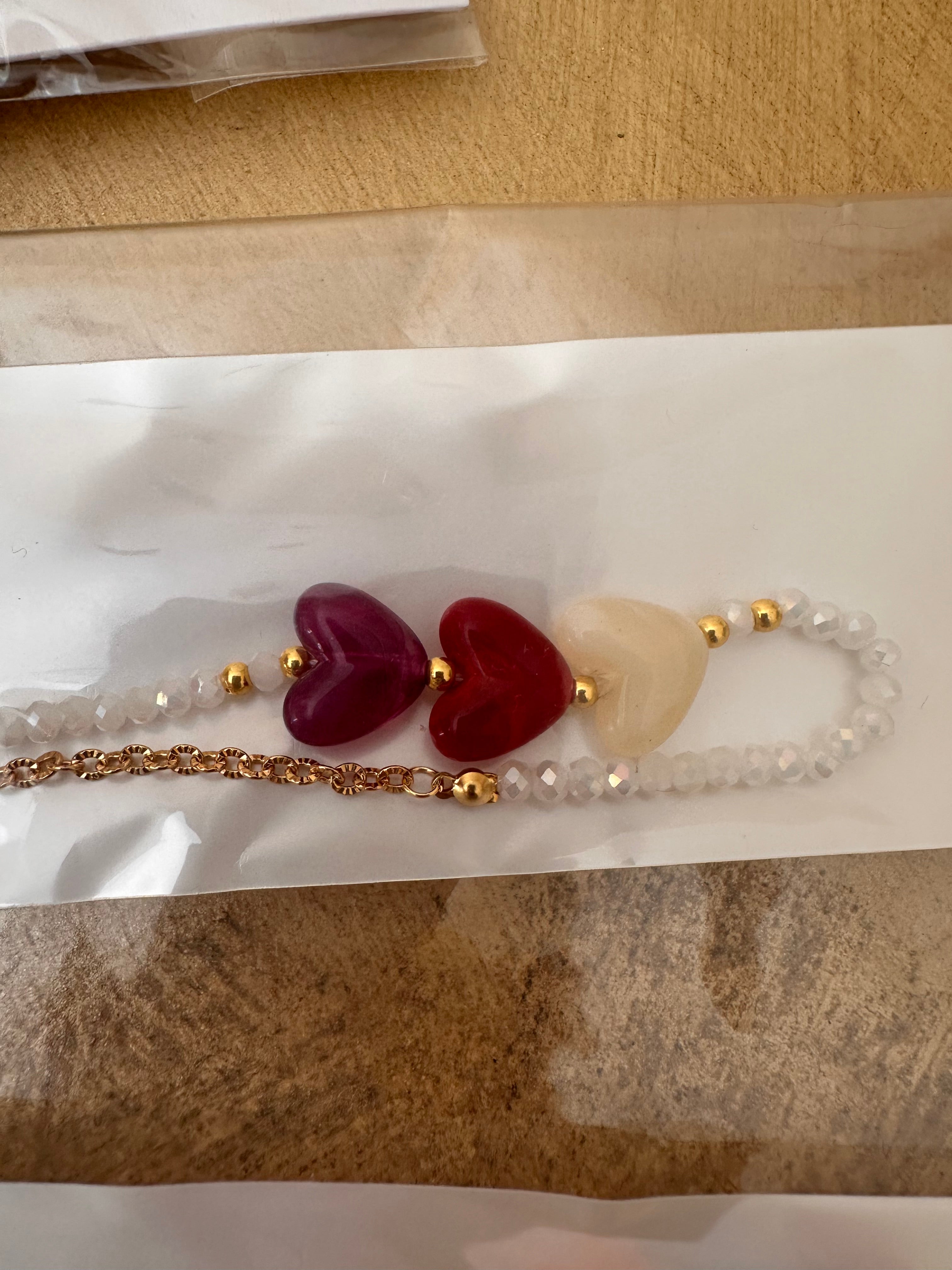 Collana tre cuori