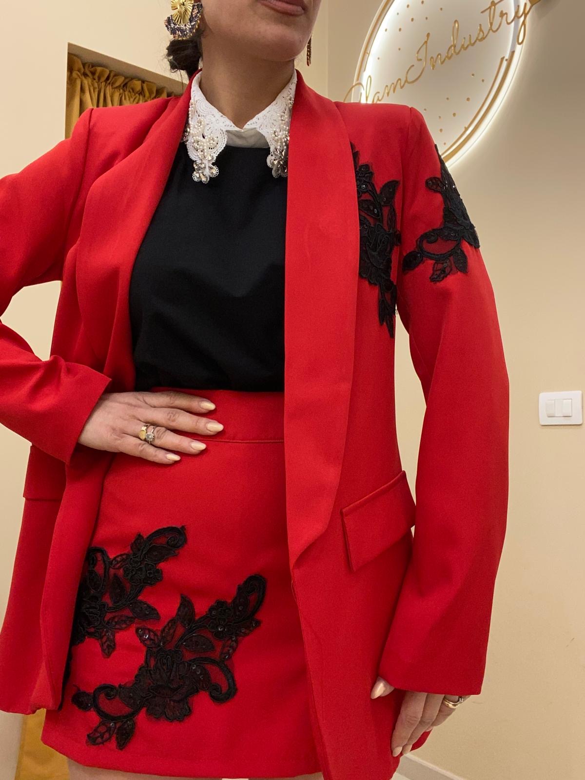 Tailleur mini elegant ROSSO