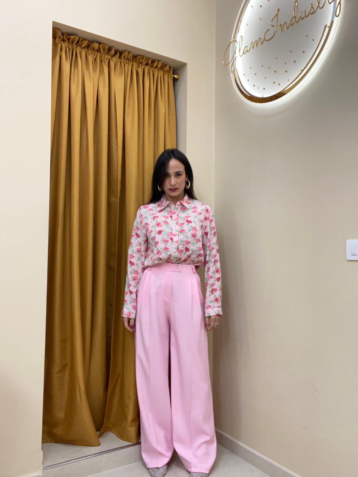 Pantalone palazzo uomo spring