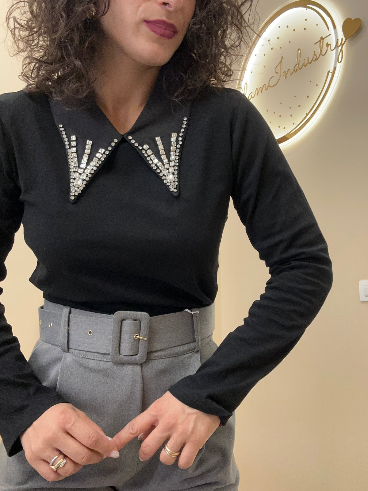 Maglia colletto Pietre