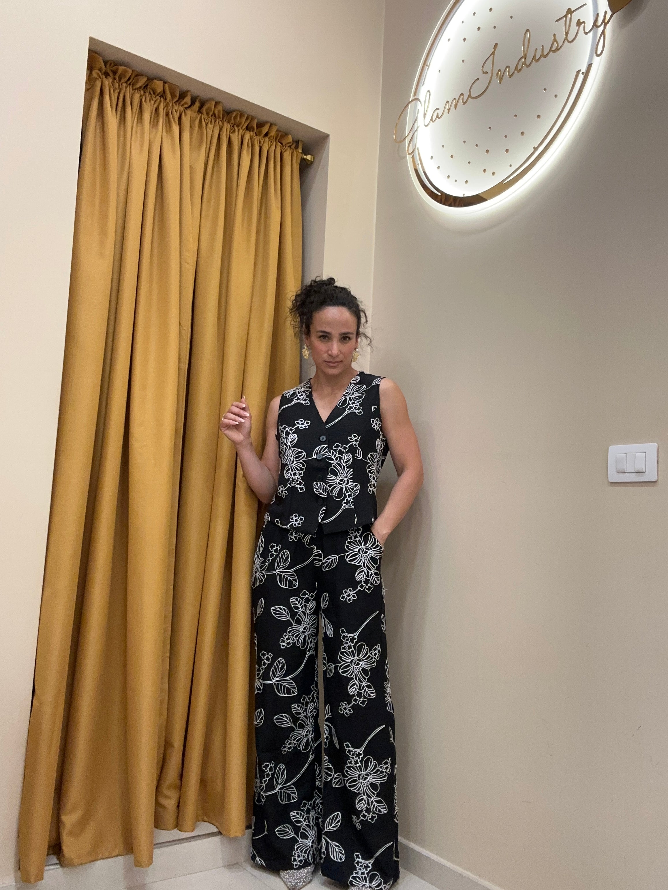 Tailleur fiorato