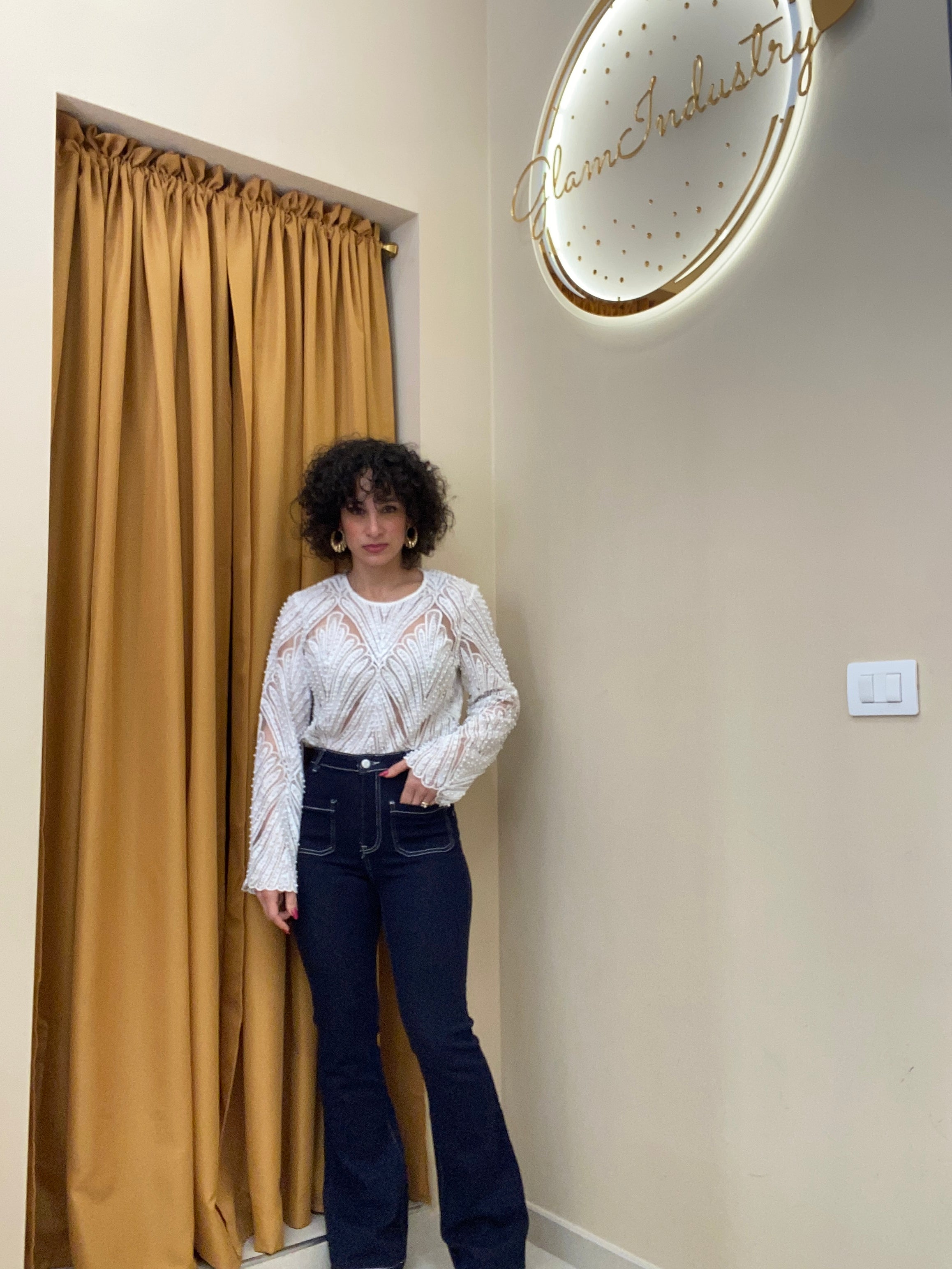 Denim cuciture bianche