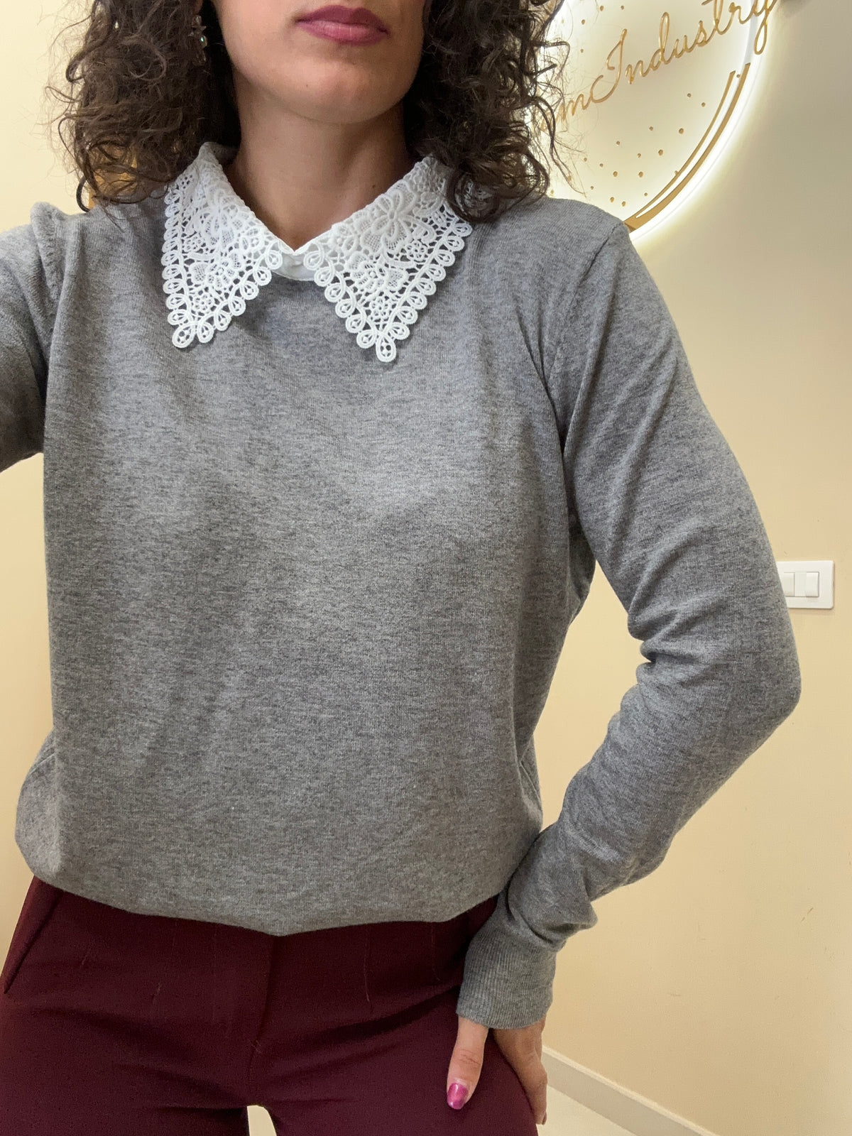 Maglione colletto 2539
