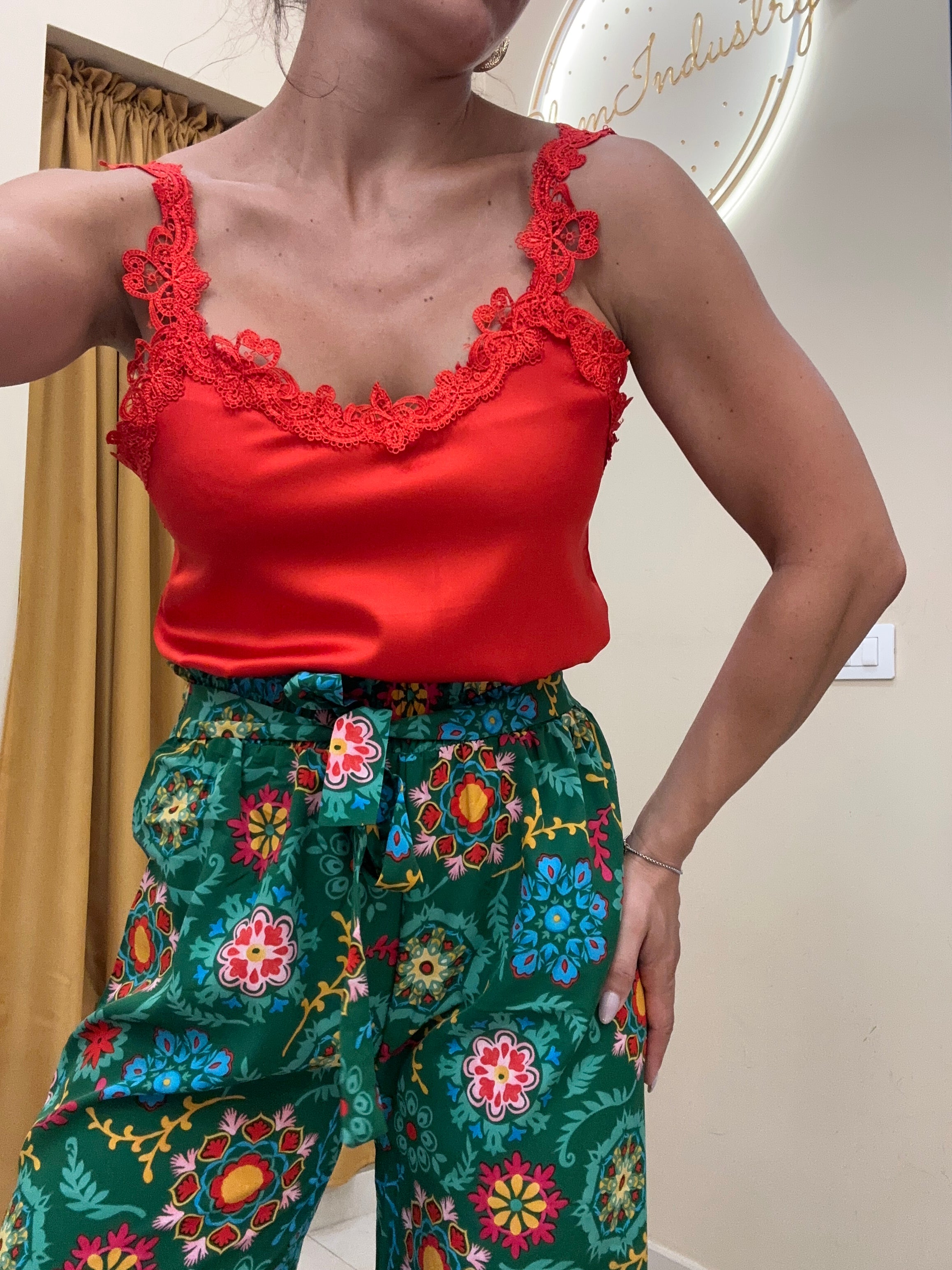 Canotta effetto raso