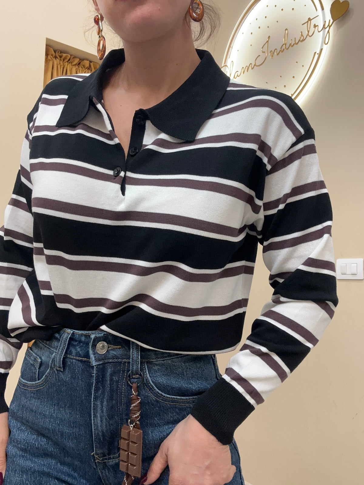 Polo uomo rigata