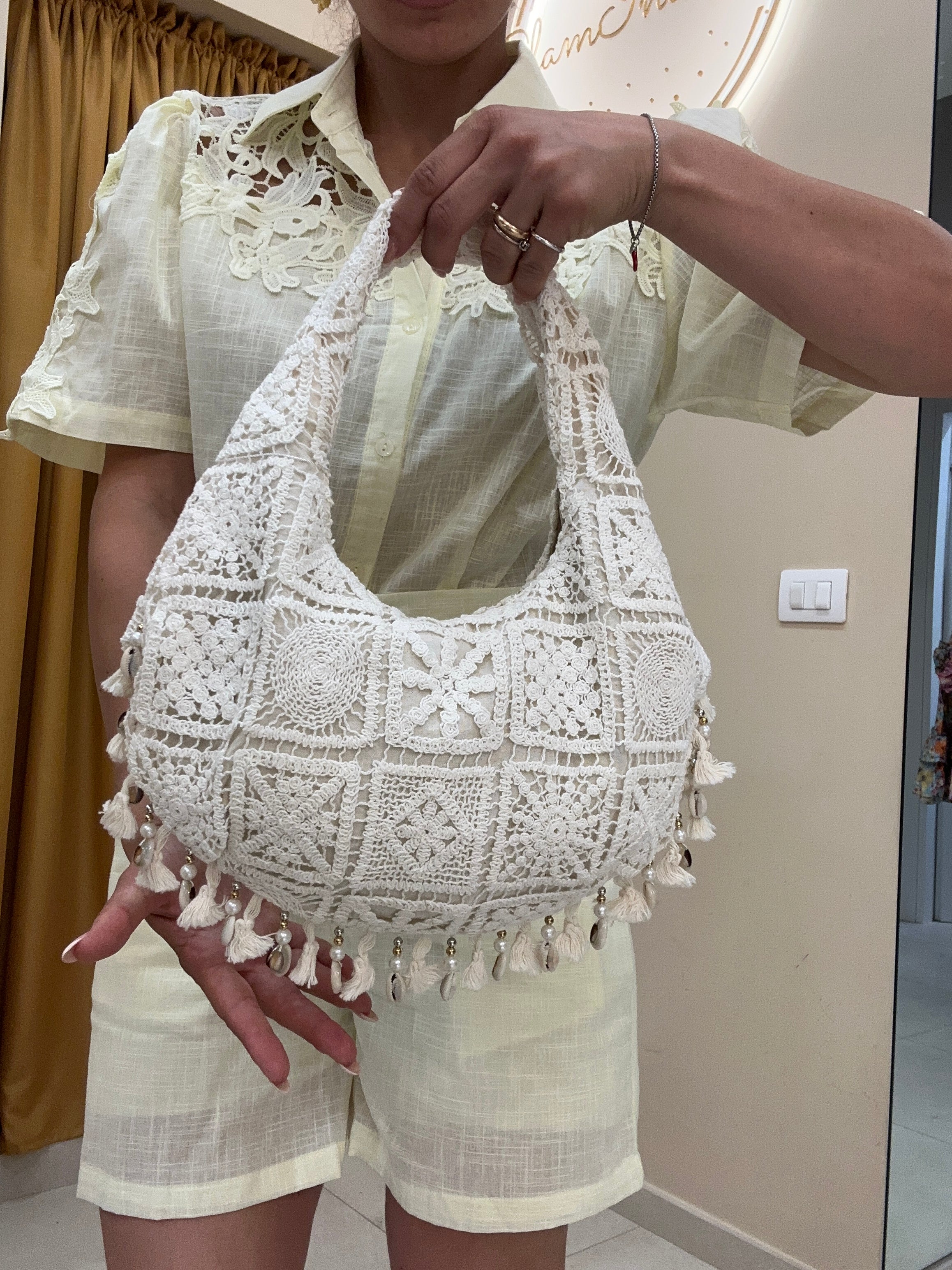 Borsa merletto