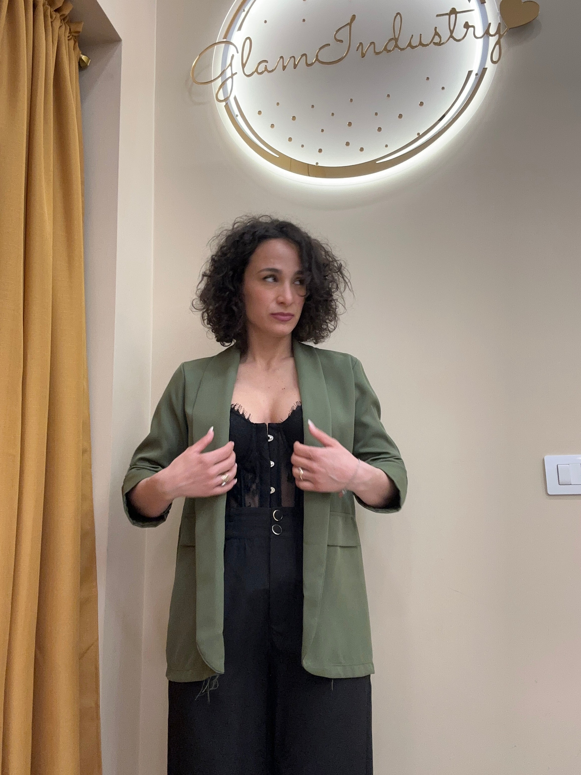 Blazer arricciato