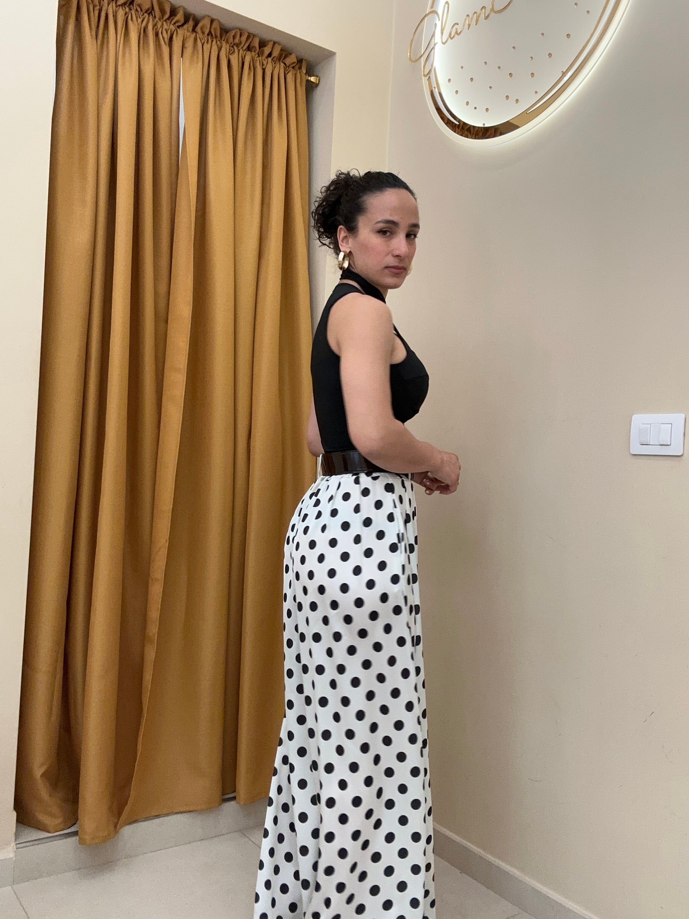 Pantalone pois BIANCO