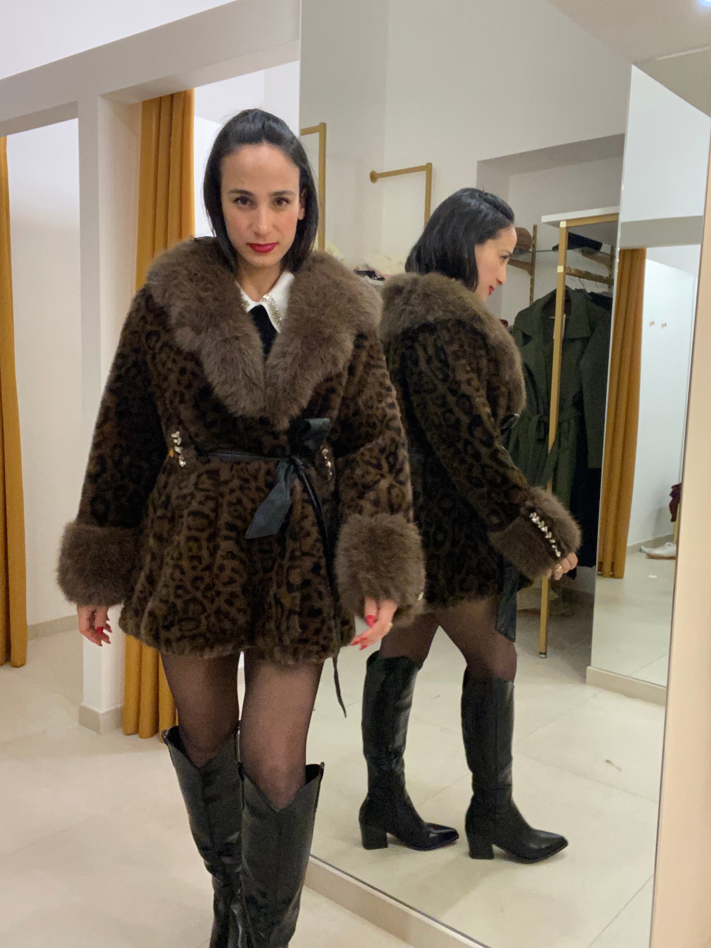 Ecovisone animalier con gioielli