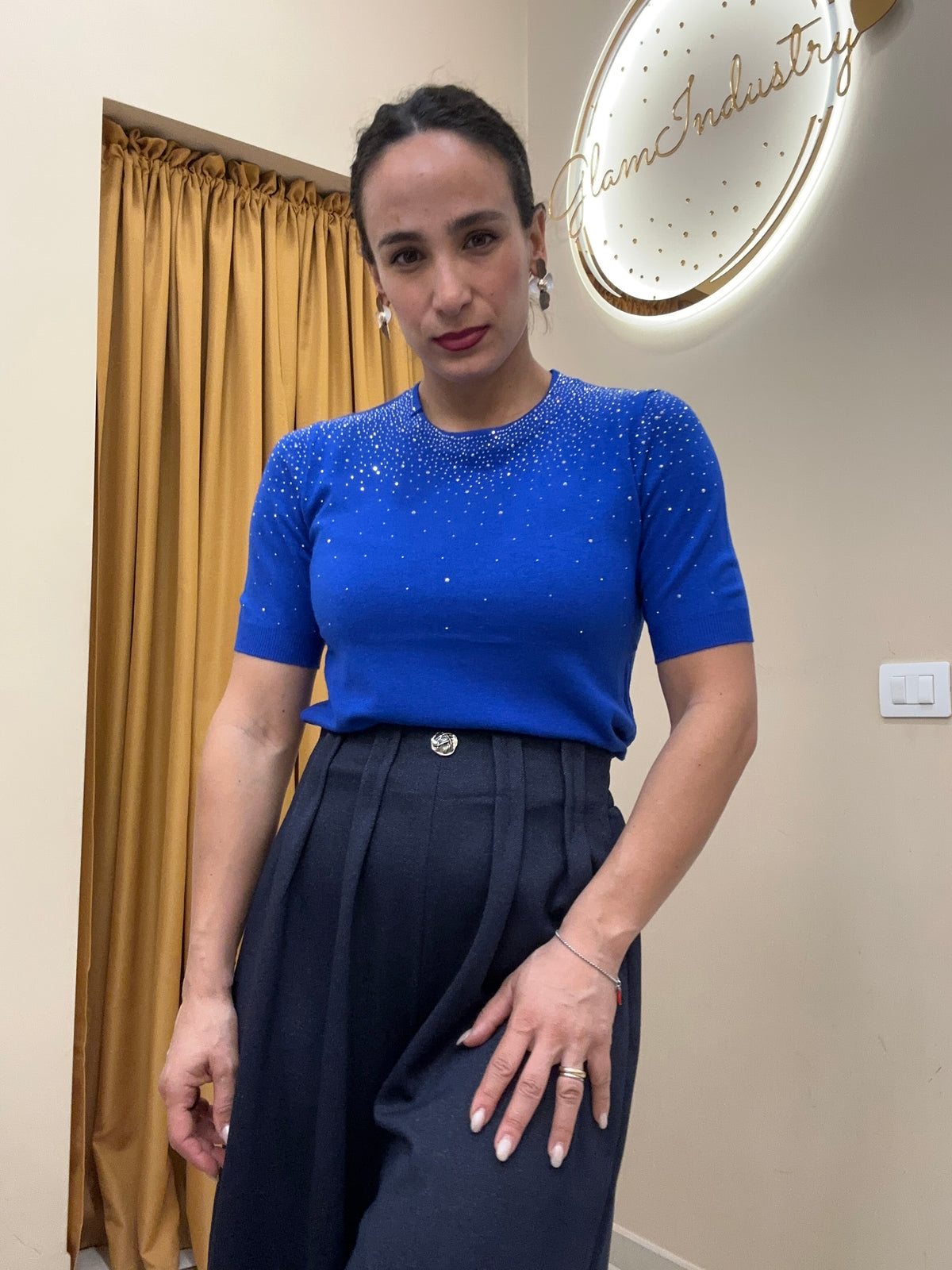 Maglia brillantini